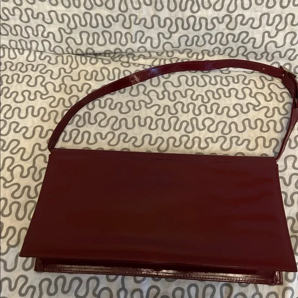 Charles Jourdan Deep Red Shoulder Bag - Picture 5 of 14